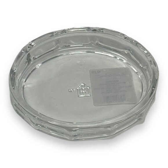 Hearth & Hand Magnolia Sculpted Glass Soap Dish Clear - Picture 5 of 6